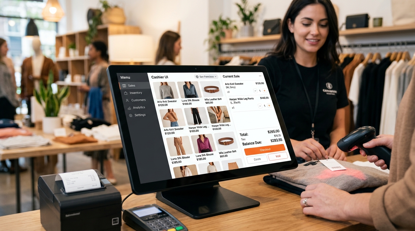 Retail Point of Sale POS Touch Terminal